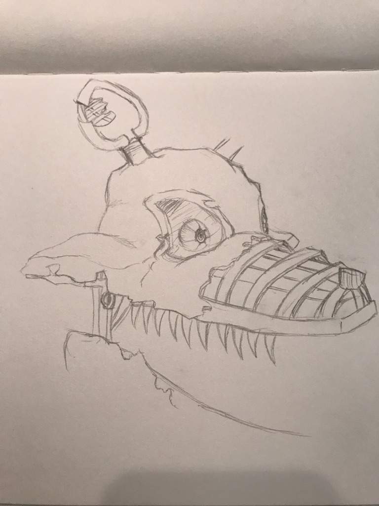 768x1024 nightmare foxy drawing process five nights at freddy's amino - Nightmare Foxy Drawing
