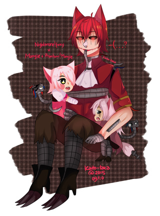 320x432 always want draw them before scott's web update smol nightmare - Nightmare Foxy Drawing