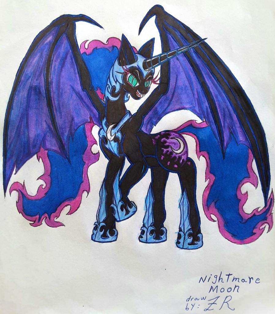 898x1024 How To Draw Ponis Nightmare Moon Equestria Amino - Nightmare Moon Drawing