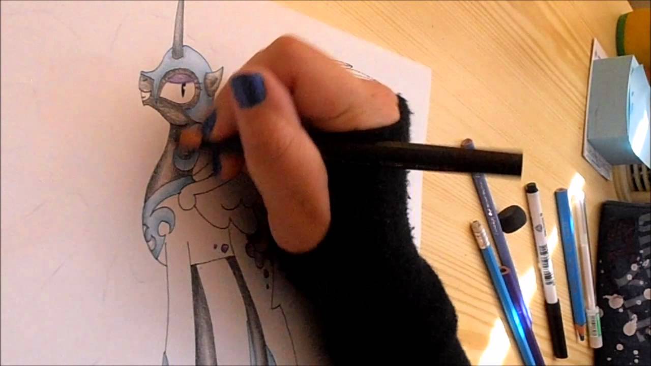 1280x720 Mlp Speed Drawing - Nightmare Moon Drawing