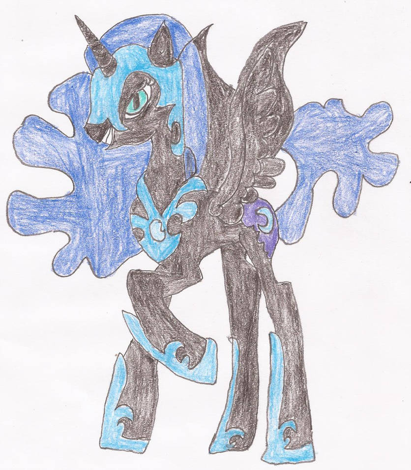 836x956 Nightmare Moon Pony Drawing - Nightmare Moon Drawing