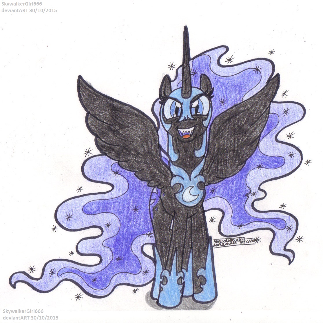 1115x1115 Nightmare Moon - Nightmare Moon Drawing