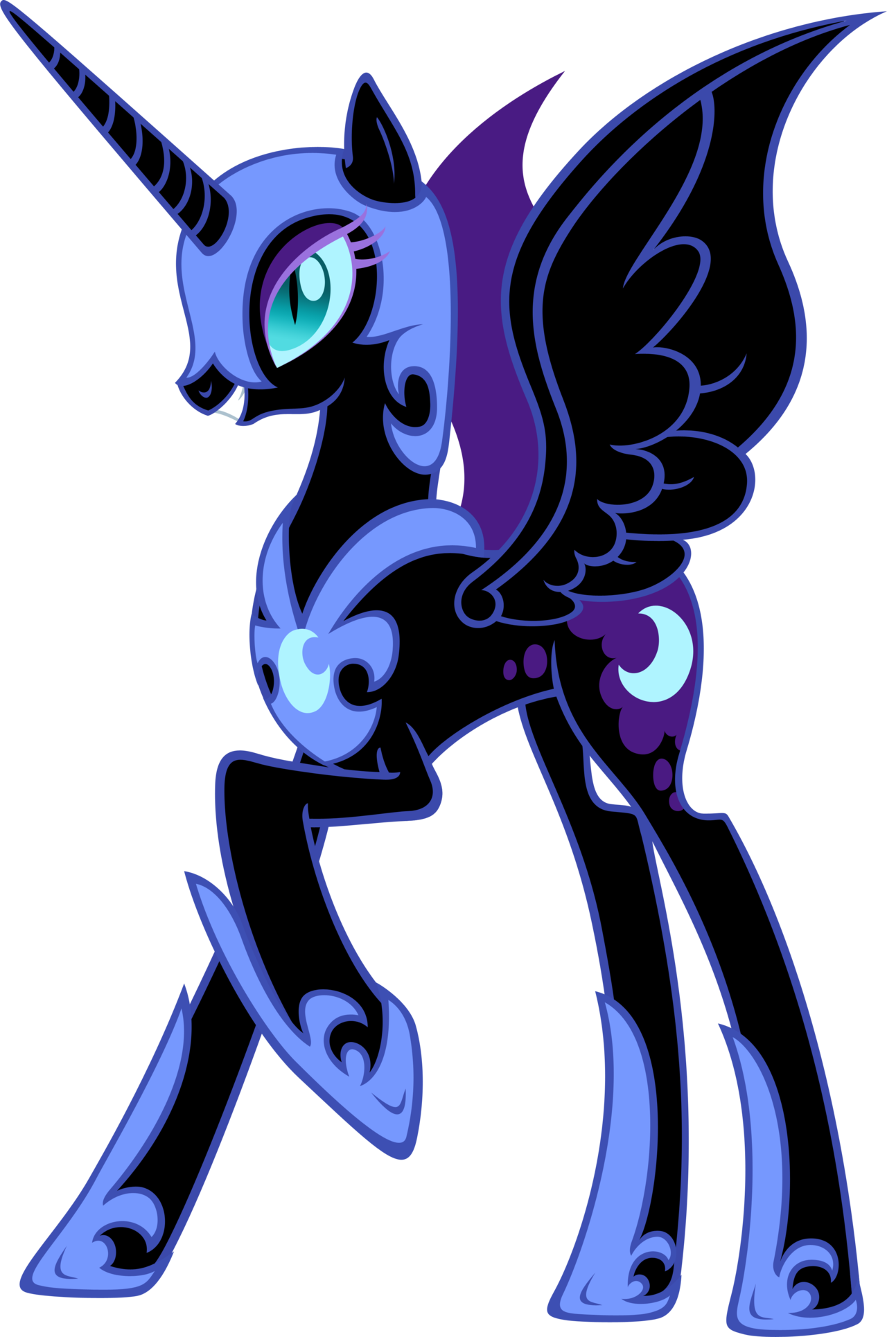 1280x1930 Nightmare Moon - Nightmare Moon Drawing