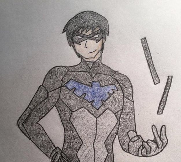 Nightwing Drawing at PaintingValley.com | Explore collection of