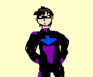 300x250 Nightwing Drawing - Nightwing Drawing