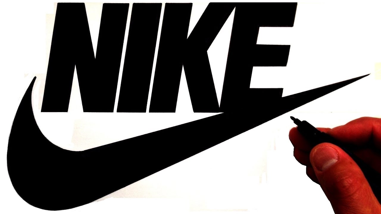 1280x720 How To Draw The Nike Logo - Nike Drawing