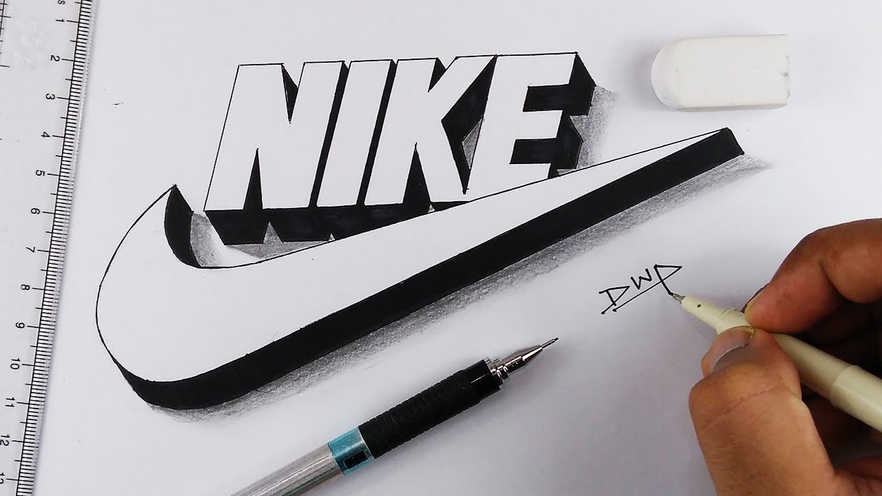 Нарисовать значок nike