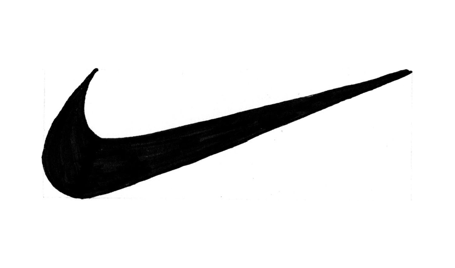 1500x885 how to draw nike logos - Nike Drawing