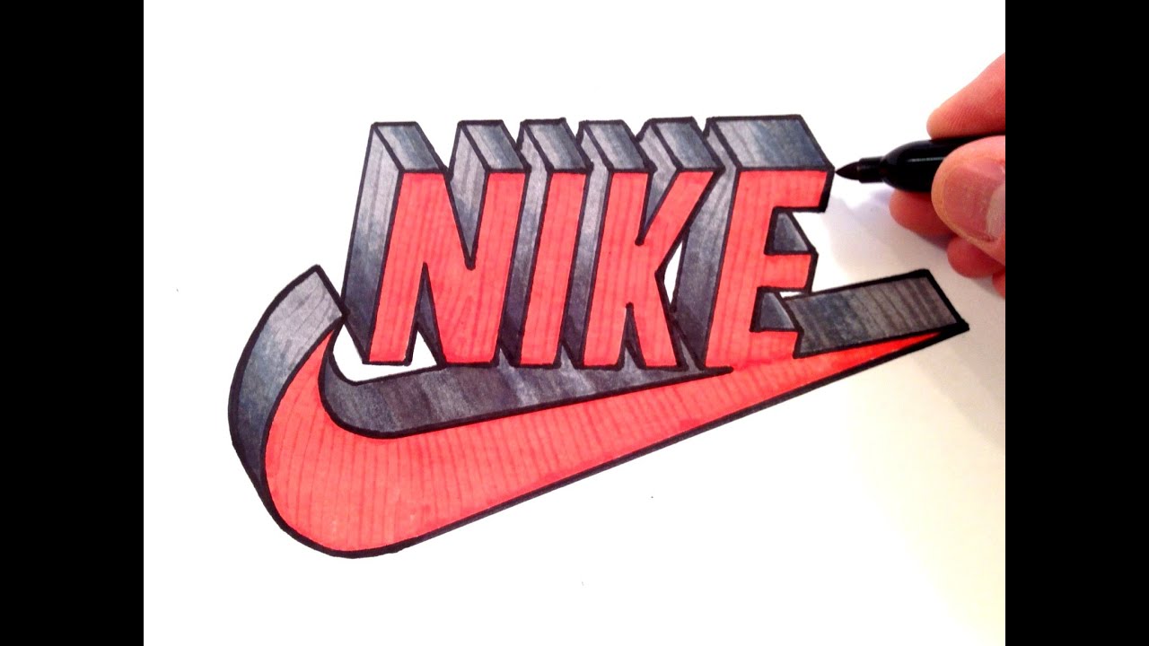 1280x720 How To Draw Nike Logo - Nike Drawing