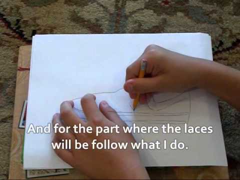 480x360 How To Draw A Nike High Top - Nike High Tops Drawing
