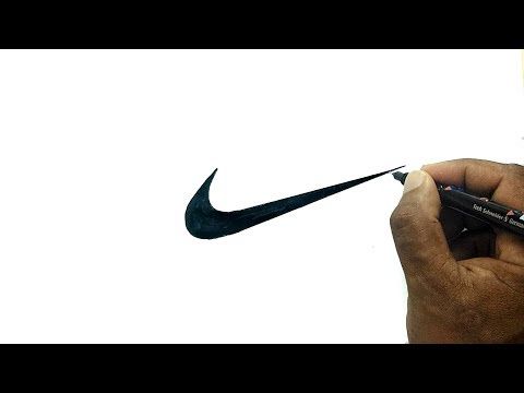 480x360 how to draw the nike swoosh logo how to draw stuff nike swoosh - Nike Logo Drawing