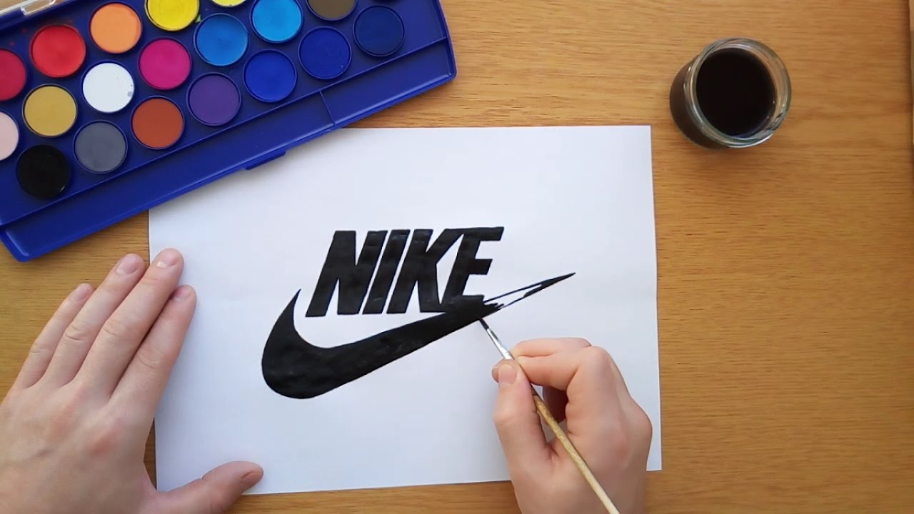 1280x720 How To Draw The Nike Logo - Nike Logo Drawing