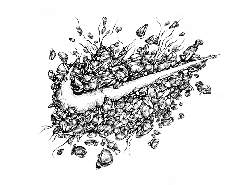 Nike Logo Drawing at PaintingValley.com | Explore collection of Nike