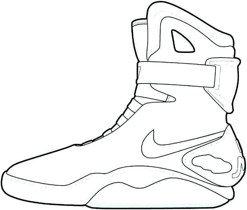 Nike Shoe Drawing At Paintingvalleycom Explore Collection Of Nike