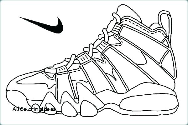 Nike Shoes Drawing at PaintingValley.com | Explore collection of Nike ...