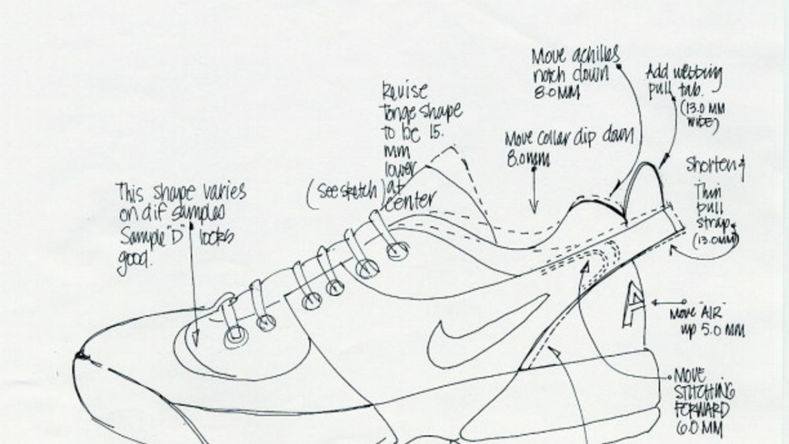 1600x900 nike presents designs that changed the game - Nike Shoes Drawing