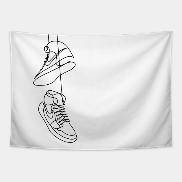 630x630 nike sneakers drawing in one line - Nike Sneakers Drawing