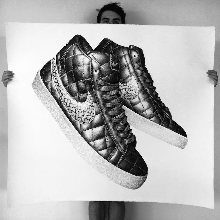 Nike Sneakers Drawing At Paintingvalley Com Explore Collection Of Nike Sneakers Drawing