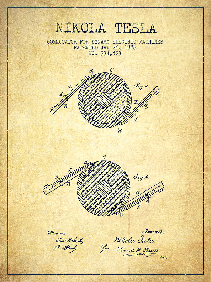 675x900 nikola tesla patent drawing - Nikola Tesla Drawing