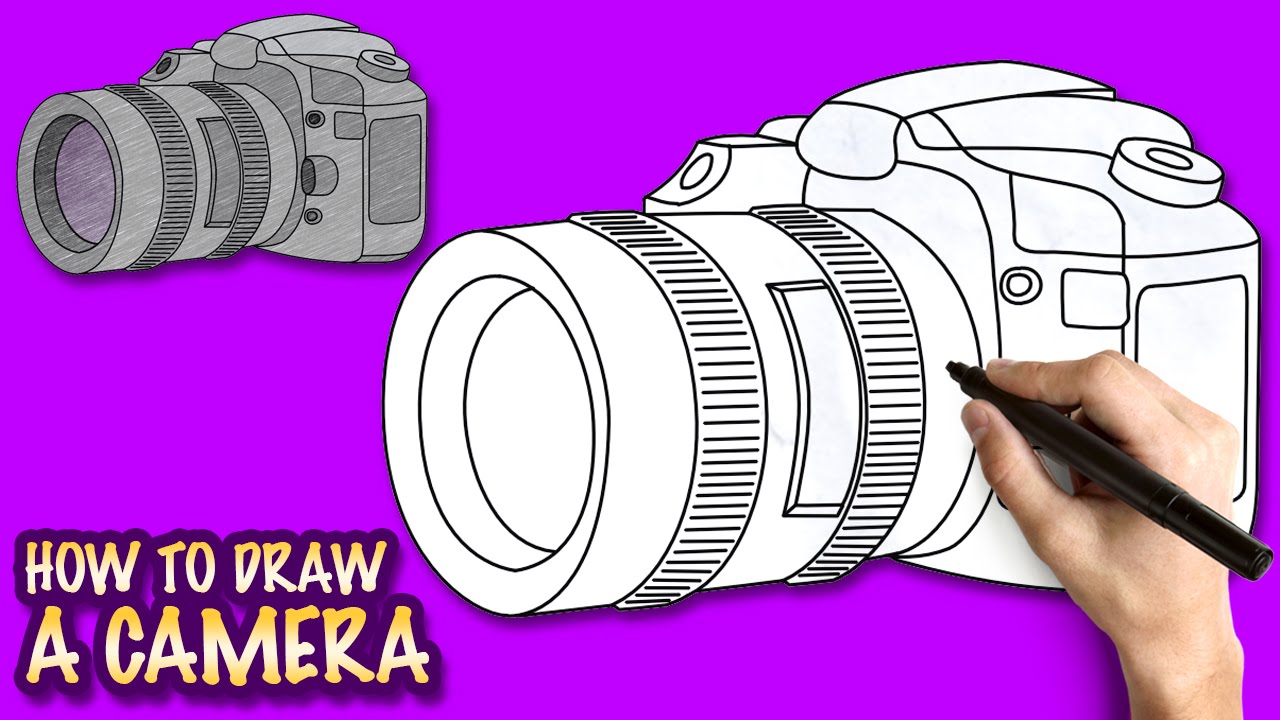 Nikon Camera Drawing at Explore collection of