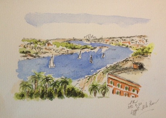 548x391 egypt, nile river violet gallery - Nile River Drawing