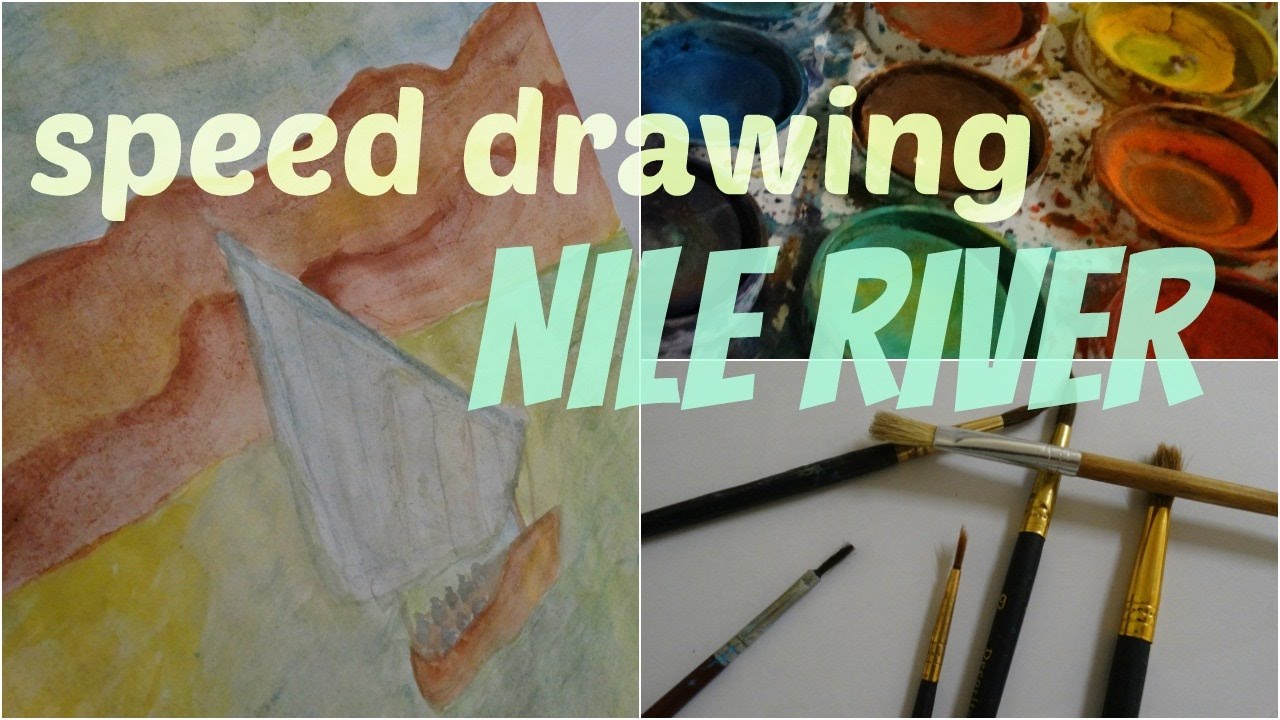 1280x720 the nile river ! - Nile River Drawing