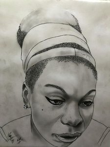 Nina Simone Drawing at PaintingValley.com | Explore collection of Nina ...