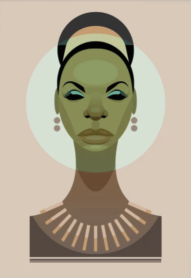 392x571 Nina Simone The Flood Gallery - Nina Simone Drawing