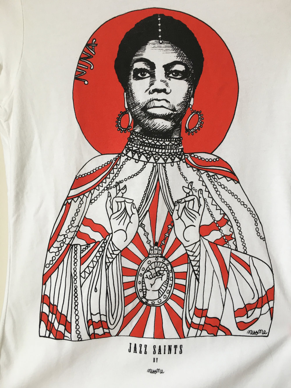 1000x1333 saint nina simone t shirt miss me - Nina Simone Drawing