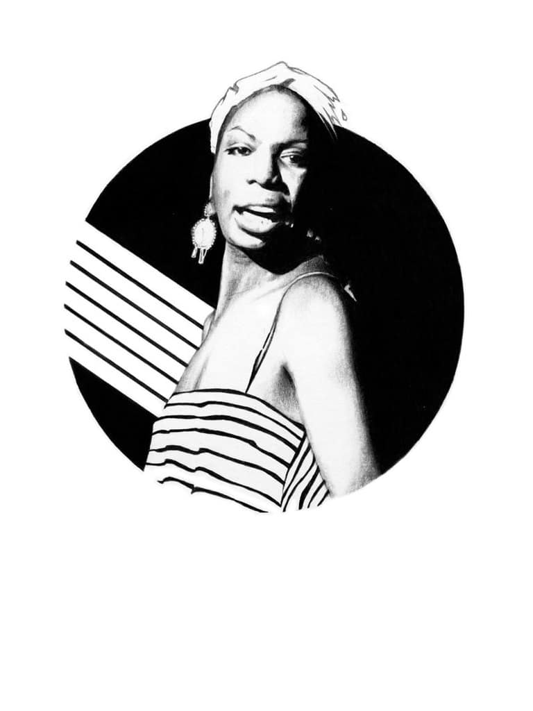 768x1024 Store Nina Simone La Fiambrera - Nina Simone Drawing