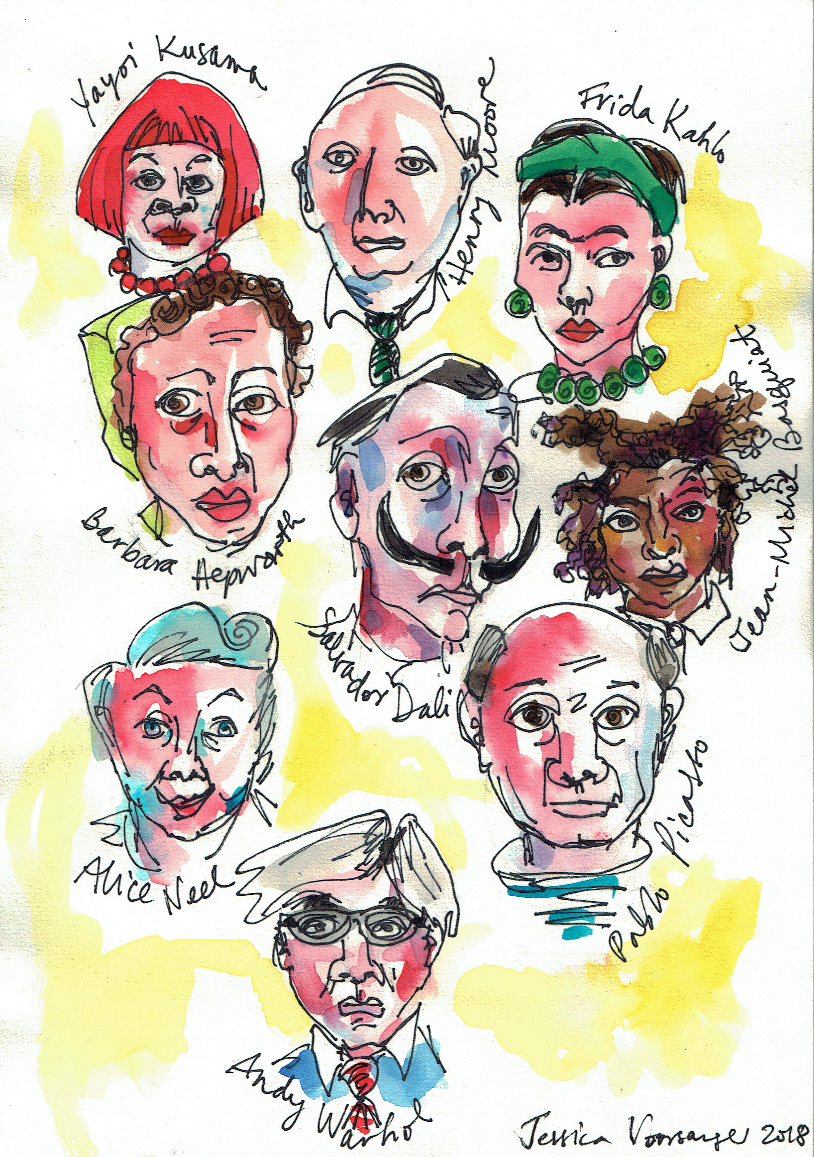 1641x2330 jessica voorsanger nine artists i like drawing biennial - Nine Drawing