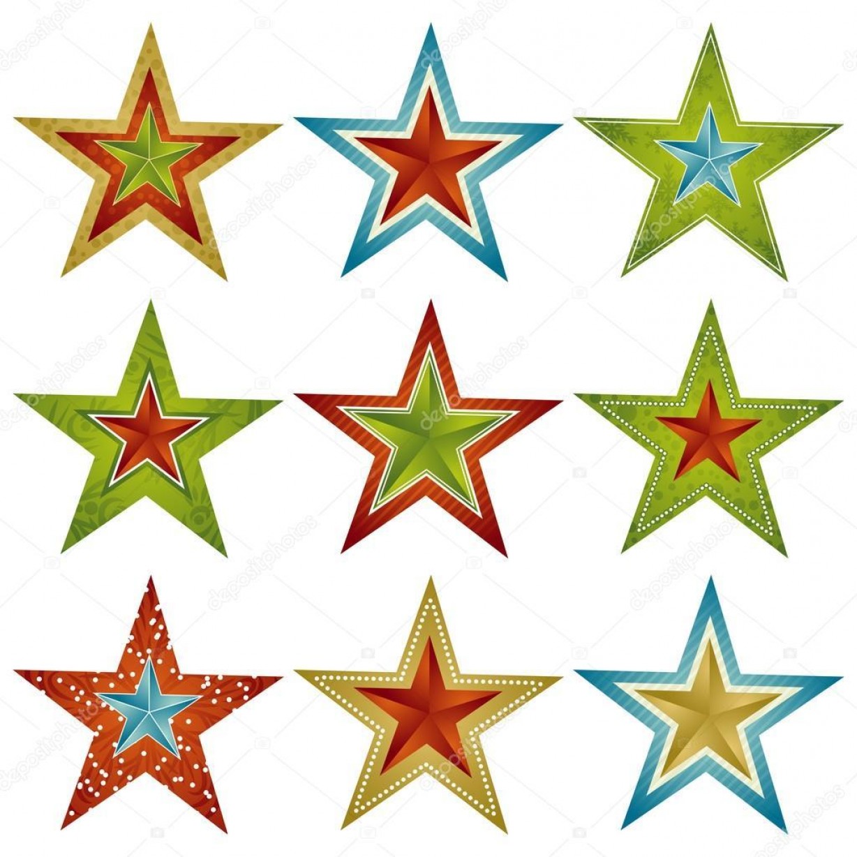 1228x1228 top stock illustration nine christmas star vector drawing soidergi - Nine Drawing