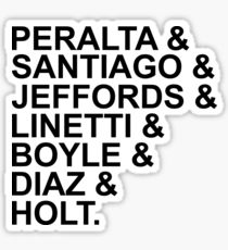 210x230 Brooklyn Nine Nine Drawing Stickers Redbubble - Nine Drawing