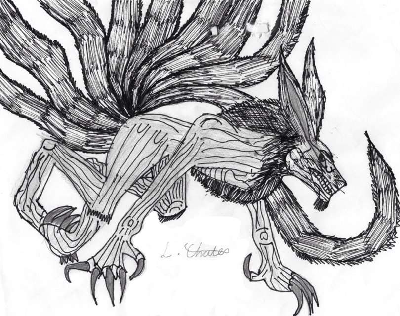 810x640 Nine Tails Drawing Anime Amino - Nine Tails Drawing