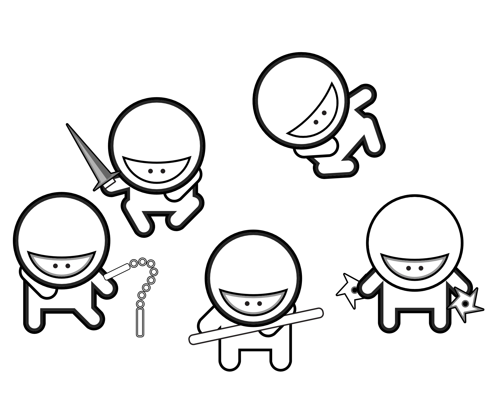 1979x1583 drawing ninja transparent png clipart free download - Ninja Cartoon Drawing