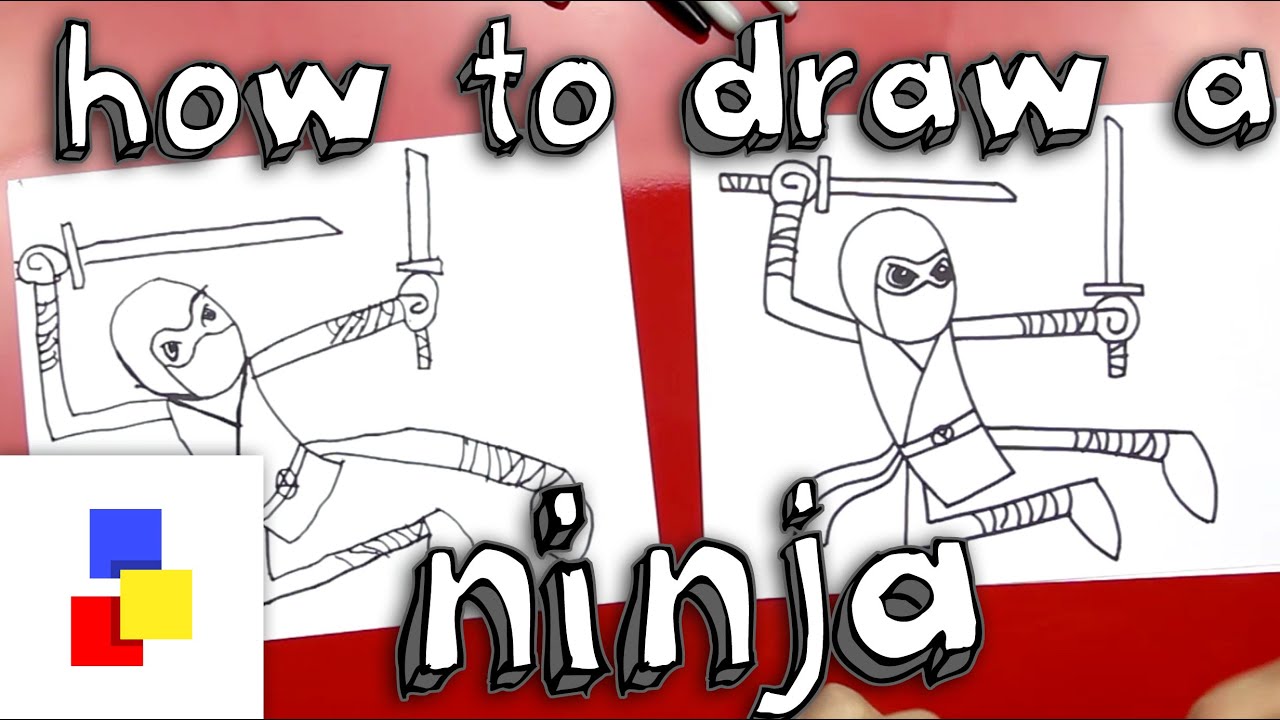 1280x720 how to draw a ninja cartoon - Ninja Cartoon Drawing