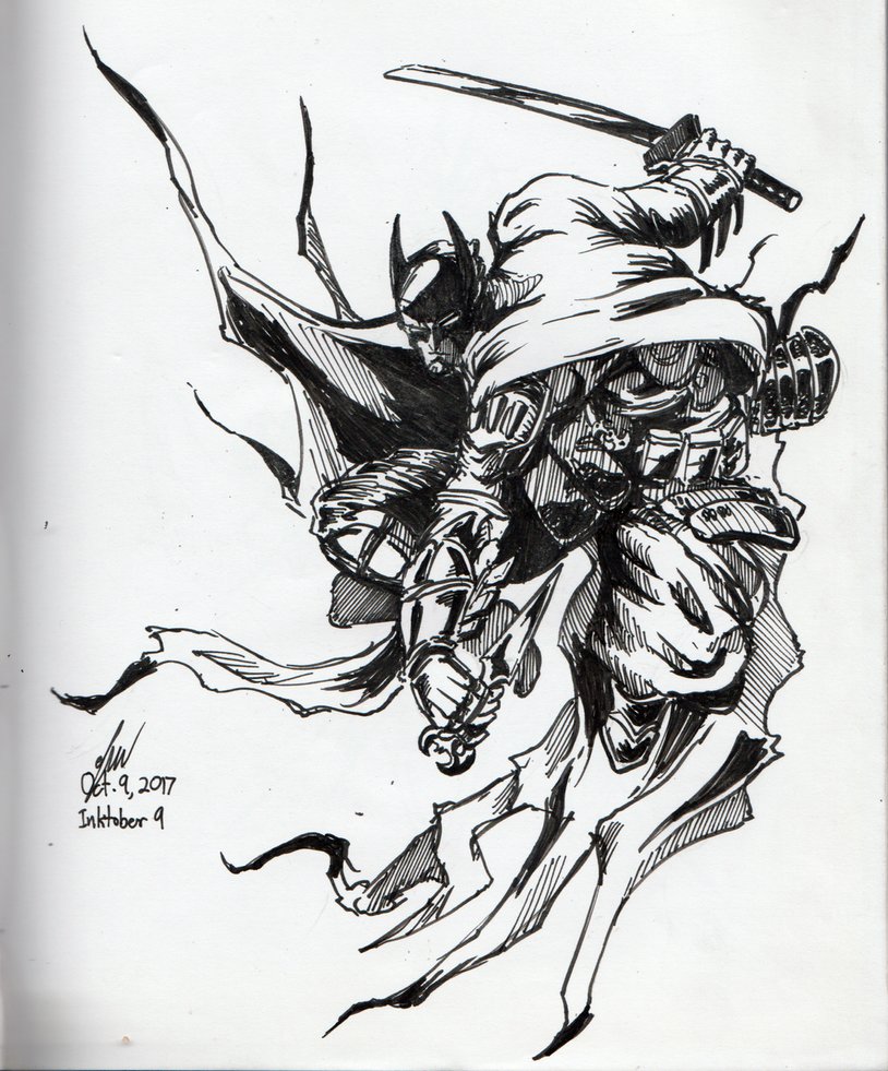 814x981 batman drawing ninja for free download - Ninja Drawing