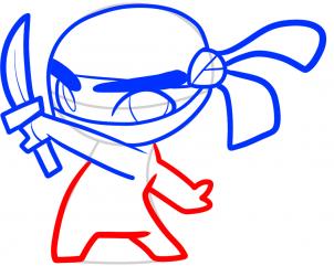 302x241 How To Draw How To Draw A Ninja For Kids - Ninja Drawing Easy