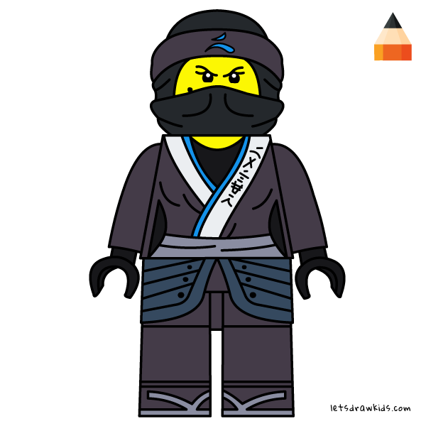 600x600 How To Draw Ninja Nya Lego Nya Lego Ninjago Movie Animation - Ninja Drawing For Kids