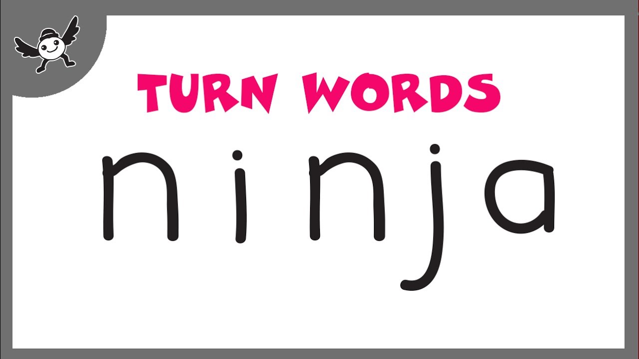 1280x720 Ninja Drawing How To Turn Words Ninja Into A Cartoon Ninja - Ninja Drawing For Kids