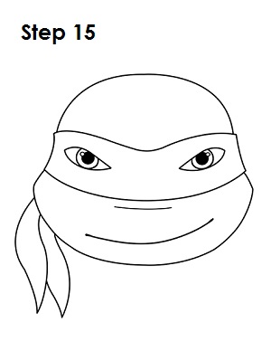 300x388 How To Draw Leonardo - Ninja Mask Drawing