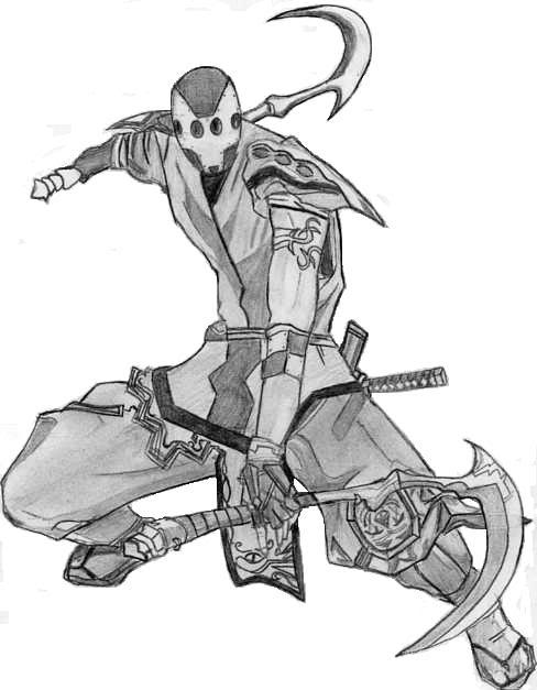  Ninja Pencil Drawing at PaintingValley.com Explore collection of 