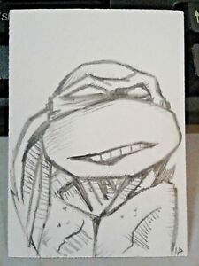 225x300 tmnt sketch original art card ninja turtle pencil drawing comic - Ninja Pencil Drawing