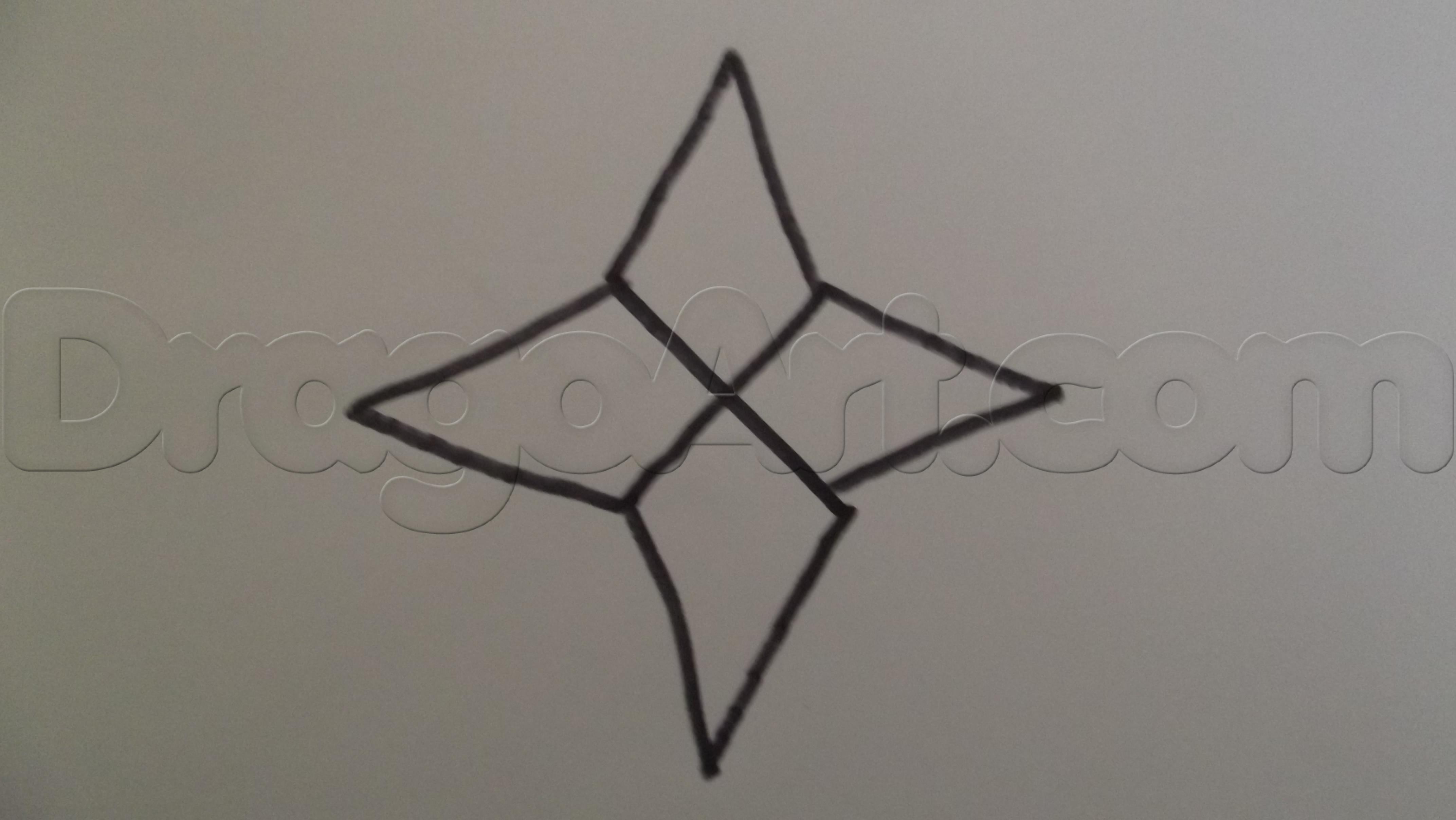 4288x2416 Draw Ninja Star, Step - Ninja Star Drawing