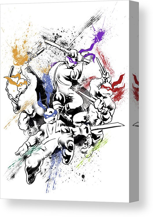 529x750 teenage mutant ninja turtles canvas print canvas art - Ninja Turtle Drawing