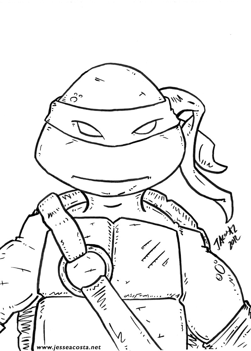 800x1120 Ninja Turtles Drawing Cartoon Coloring Pages - Ninja Turtle Drawing Pictures