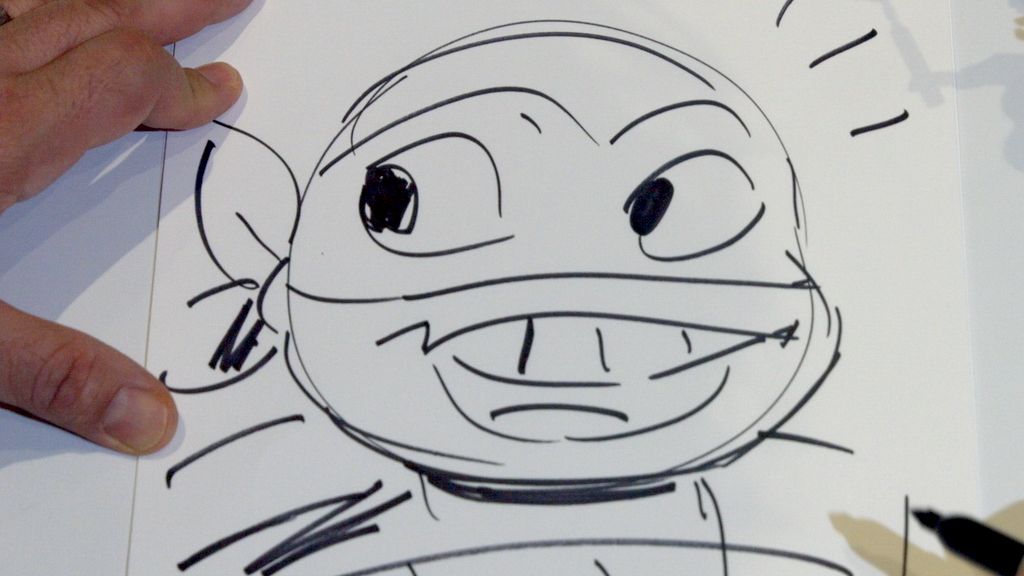 1024x576 How To Draw The Turtles Nickelodeon - Ninja Turtle Face Drawing