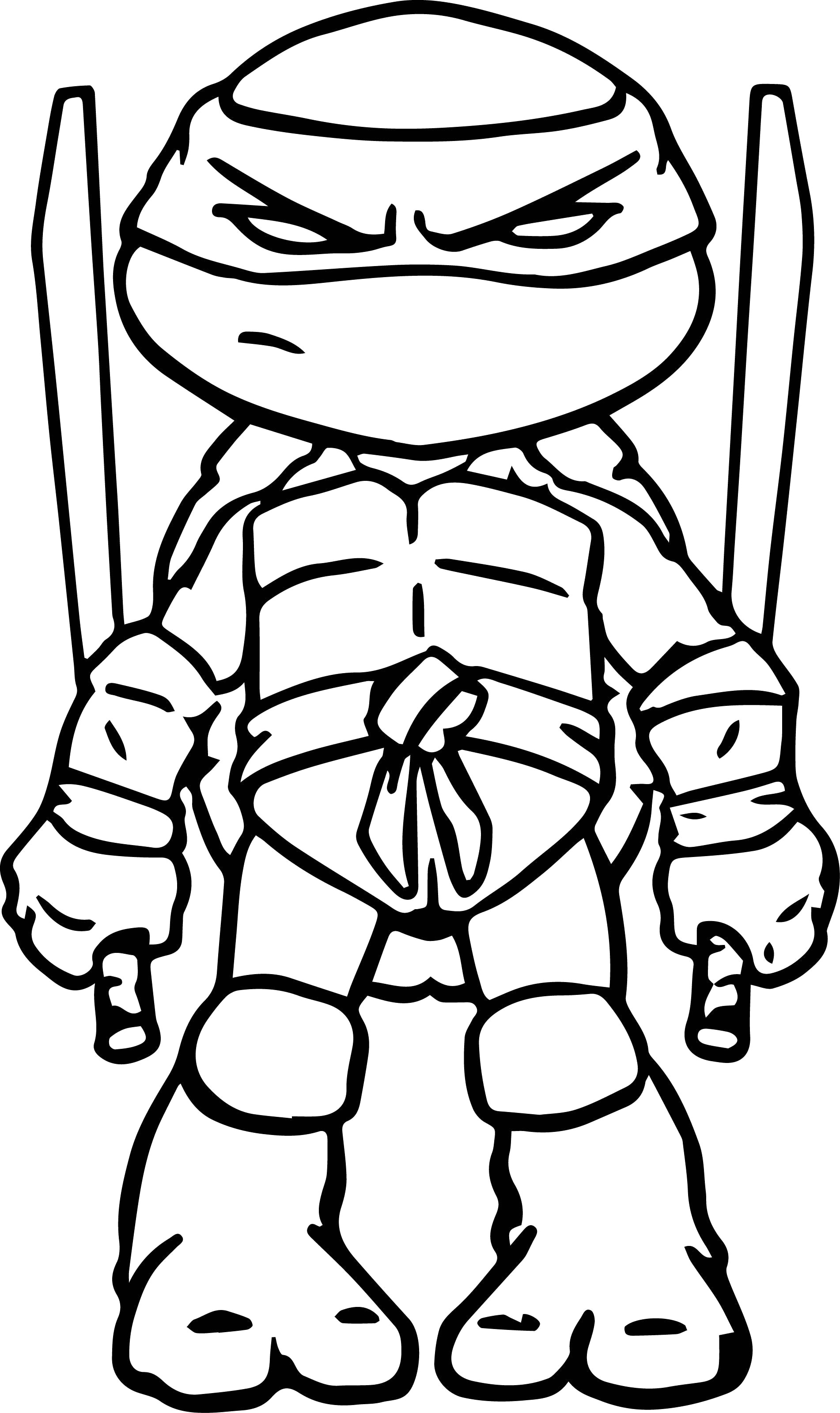 1902x3197 How To Draw A Ninja Turtle - Ninja Turtle Face Drawing