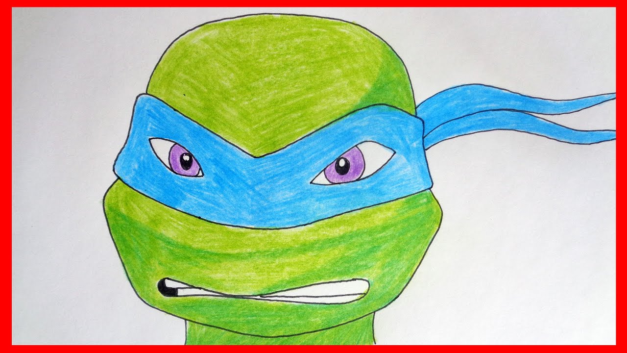 Ninja Turtle Head Drawing at Explore collection of