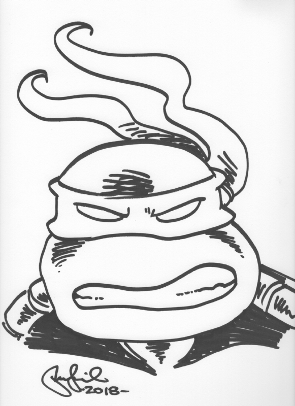 581x800 Teenage Mutant Ninja Turtle Head Sketch, In Jonathan Brown's Misc - Ninja Turtle Head Drawing